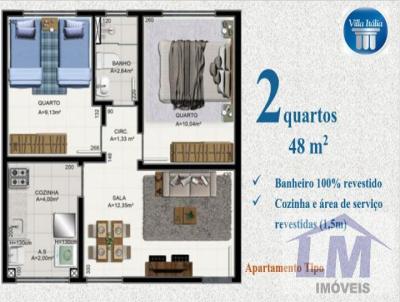 Apartamento para Venda, em Ribeirão das Neves, bairro São Luíz, 2 dormitórios, 1 banheiro, 1 vaga